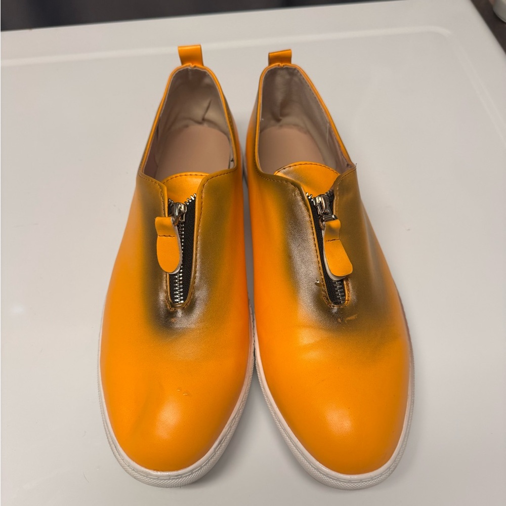 Giuseppe Zanotti Yellow and Gold Oxfords
